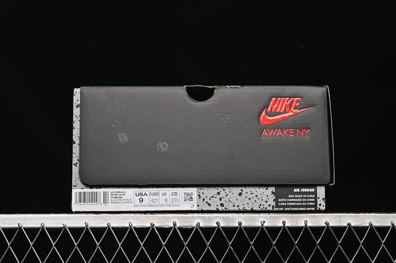 All categories Air Jordan Jordan series basketball shoes Air Jordan 5 OG version Awake NY x Air Jordan 5 "Black Metallic" AJ5 Joe 5 joint model black and gray DV4982-004